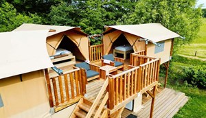 Safari tent Village bedrooms