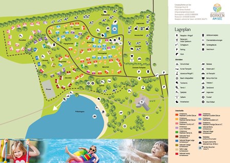 Map camping Borken am See