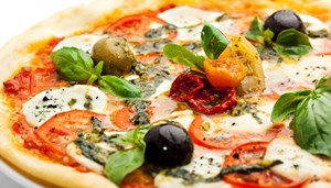 Restaurant - assortment pizzas