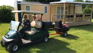 Car-free campsite