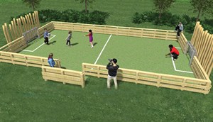 Football pitch