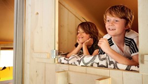 Safari Tent Cottage with cosy cupboard bed