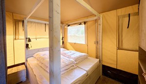 Safari Tent Cottage master bedroom
