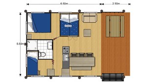 Safari Tent Cottage plan