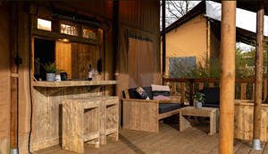 Safari tent Borky - Lounge Terrace