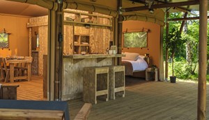 Grand Lodge outside kitchen