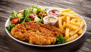 Restaurant - crispy German schnitzels